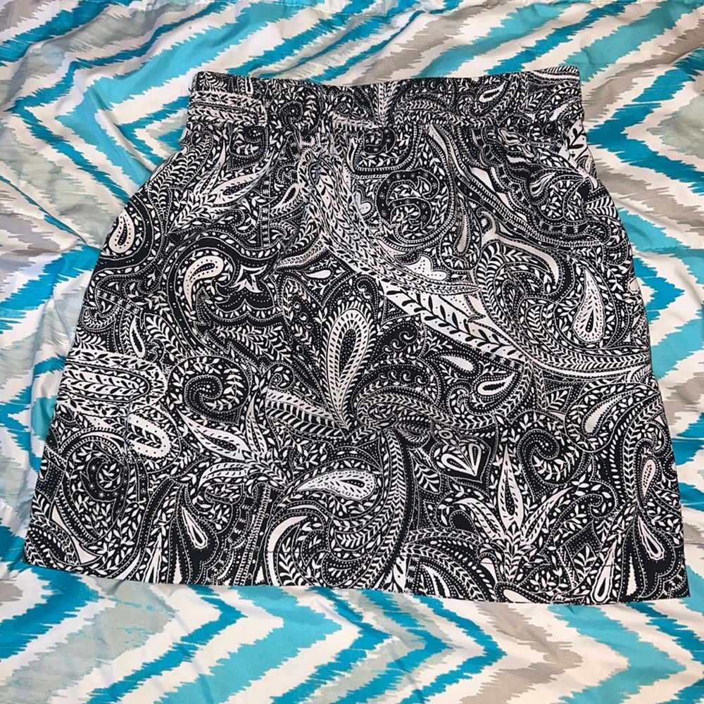 Loft petites paisley skirt